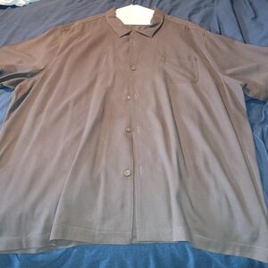 Tommy Bahama Men's Dark Brown Casual Shirt